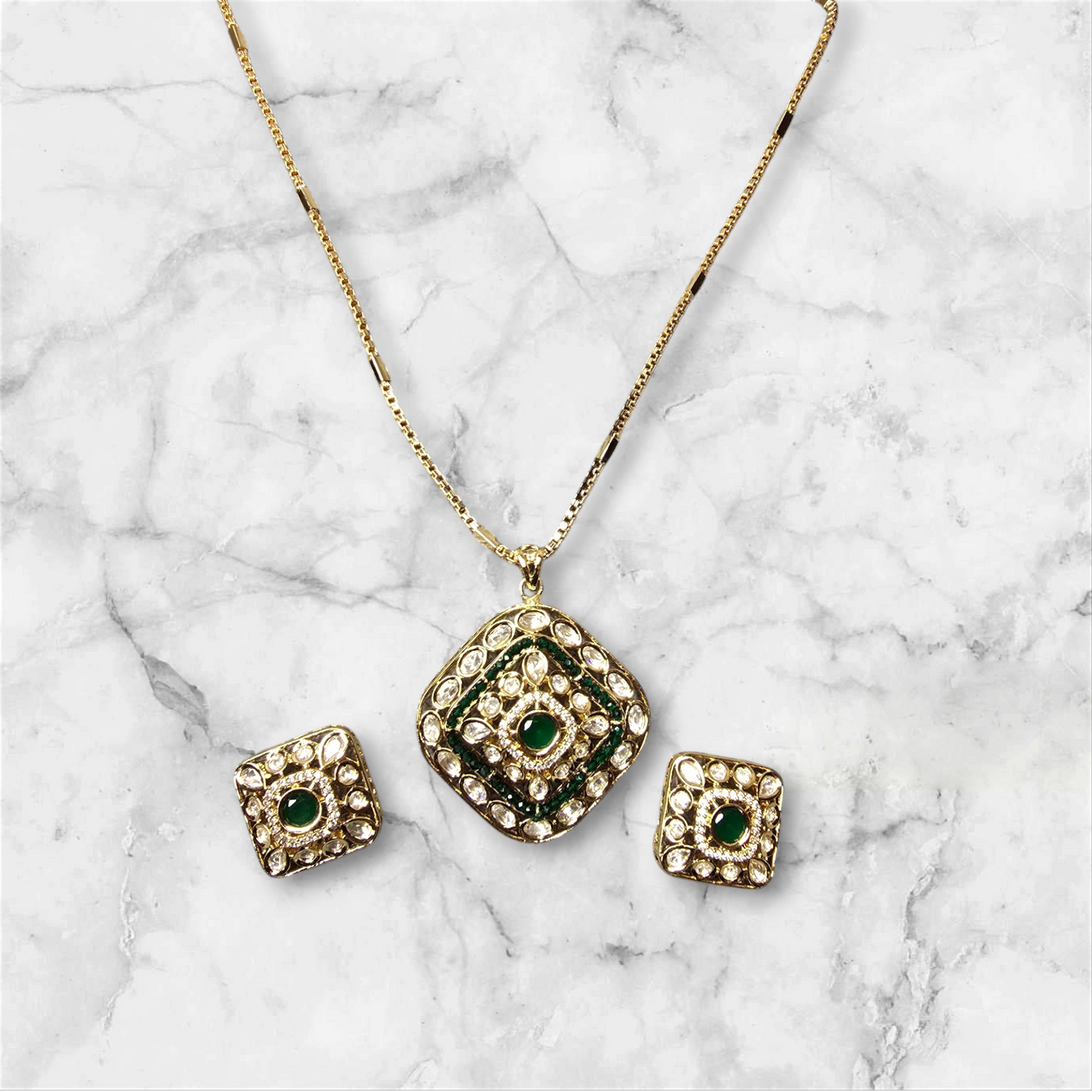 KUNDAN CHAIN SET