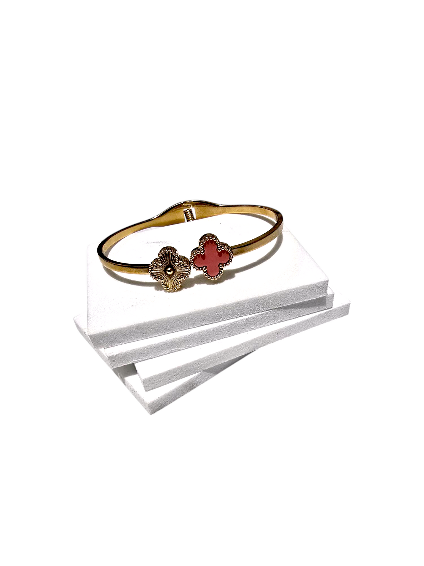 DOUBLE FLOWER BRACELETE FOR WOMEN