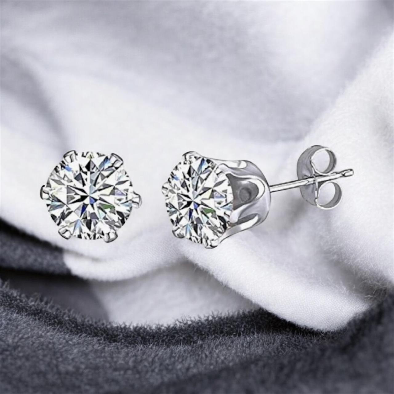 AMERICAN DIAMOND STUDS COMBO